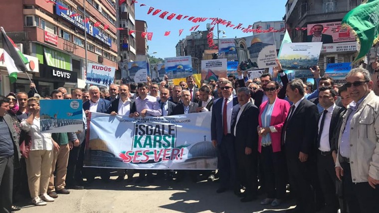 İsrail'in Katliamı Zonguldak'ta Protesto Edildi...