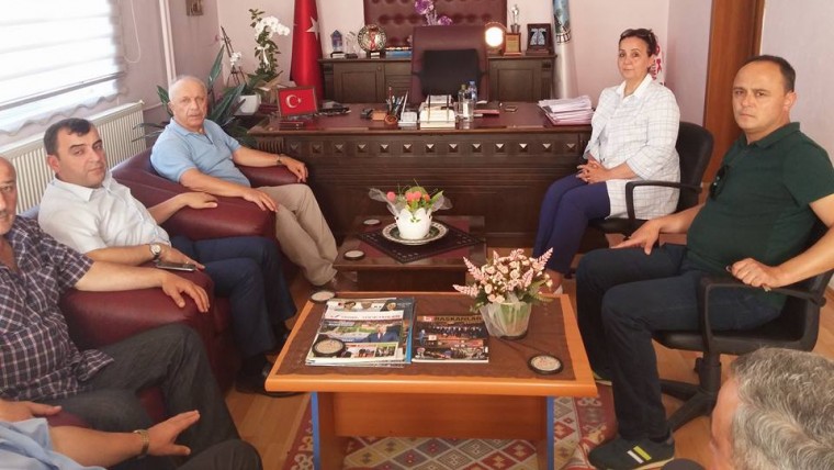 Zonguldak Milletvekilimiz Hüseyin ÖZBAKIR Başkan GÜNEŞ'i makamında ziyaret etti...